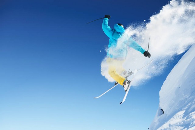 Skifahrer